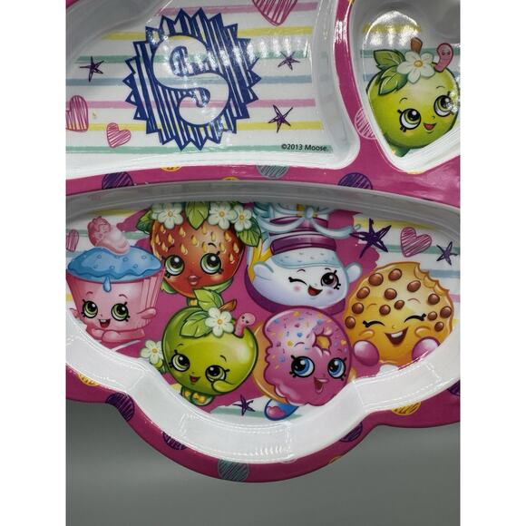 Zak! Designs Shopkins & Doc MsStuffins Plastic Kids Divided Plates Set Of 2 - Picture 8 of 11